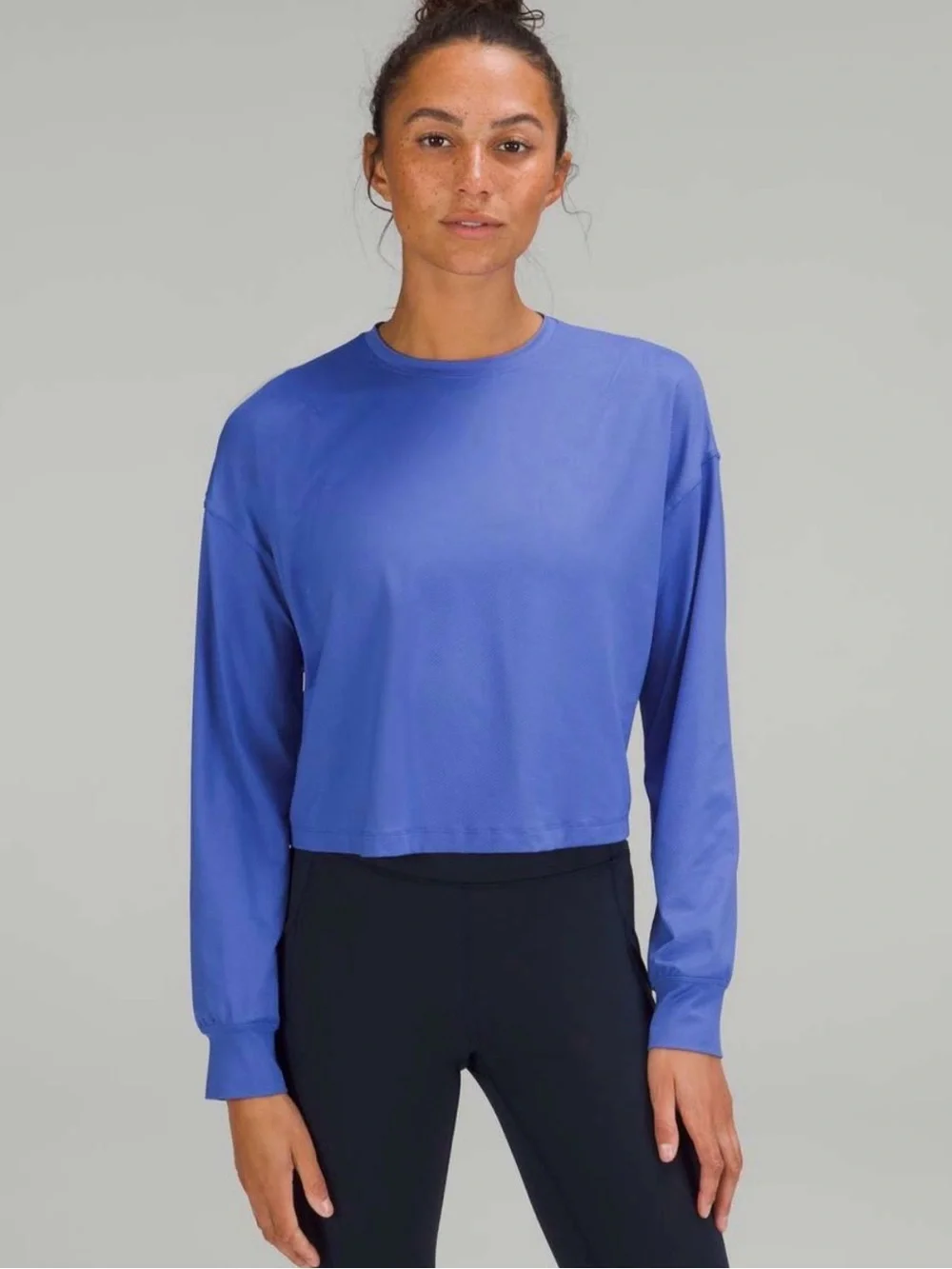 LULULEMON Abrasion-Resistant Training Long Sleeve Shirt Wild Indigo 4